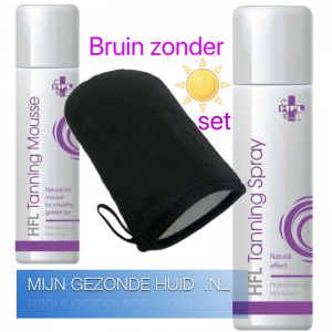 bruinzonderzon, tanning, set, hfl, mijngezondehuid.nl